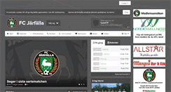 Desktop Screenshot of fcjarfalla.se